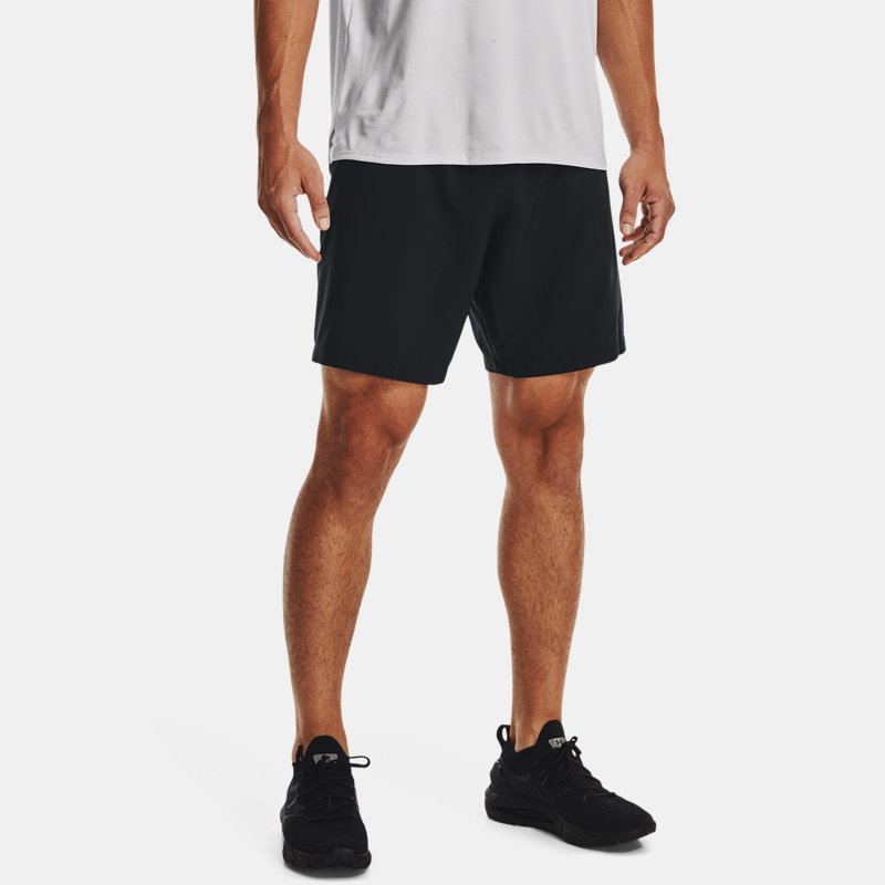 Men's  Under Armour  Woven Graphic Shorts Black / White XL